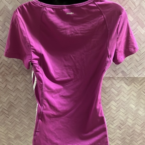 Adidas athletic top climalite, pink size small, climate cool, short sleeve - Picture 5 of 6